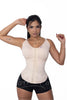 Girdle vest with removable strap bra