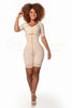 Girdle with sleeves and bra. Stage 2